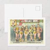  Circus Advertentie met Fietsers Briefkaart (Voorkant / Achterkant)