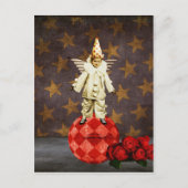  Circus Angel Clown Briefkaart (Voorkant)