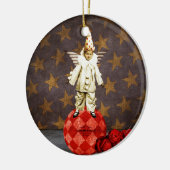  Circus Angel Clown Keramisch Ornament (Links)
