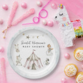 Circus Animals Baby shower Papieren Bordje (Feest)