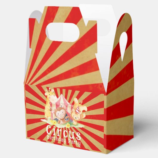 Circus Animals Bedankdoosjes (Geopend)