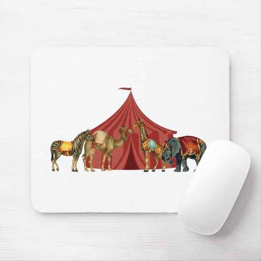 Circus Animals en tent Muismat (Met muis)