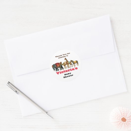 Circus Animals Stickers (Envelop)