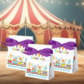Circus Animals Train Fun Childrens Birthday Party Bedankdoosjes