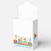Circus Animals Train Fun Childrens Birthday Party Bedankdoosjes (Geopend)
