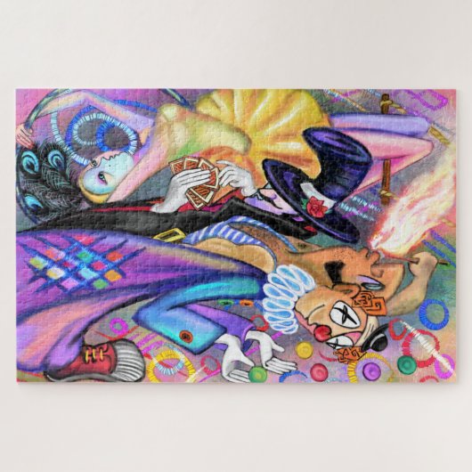 Circus Artists - Cast Acrobat Magicia Fire Eater Legpuzzel (Horizontaal)