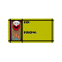 Circus Arts - Happy Clown (to-from Labels)