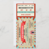 Circus Avontuur Verjaardagskaartje (Achterkant)