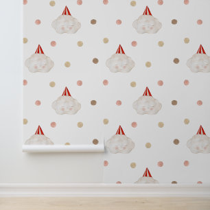 Circus Baby kinderkamer wallpaper Behang