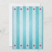 Circus Baby shower alfabet partij spel Kaart (Achterkant)