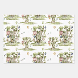 Circus | Baby shower bossen Inpakpapier Vel