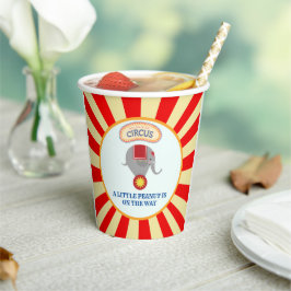 Circus Baby Shower Papieren Bekers