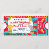 Circus baby shower uitnodiging (Voorkant)