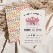  Circus Baby shower Uitnodiging