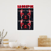 Circus Balancing Act - Matchbox Print - Aesthetic (Keuken)