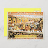 Circus Barnum en Bailey Greatest Show op aarde Briefkaart (Voorkant / Achterkant)