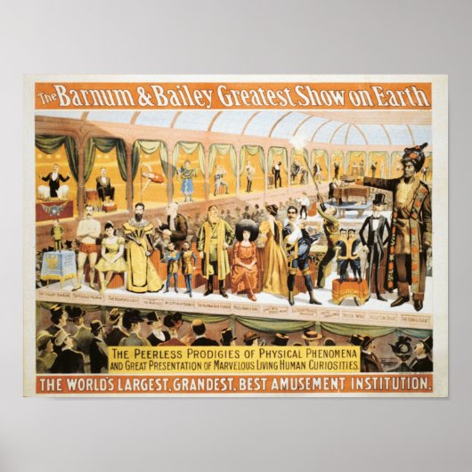 Circus Barnum en Bailey Greatest Show op aarde Poster (Voorkant)