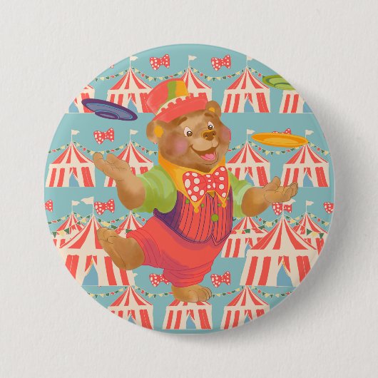 Circus Bear Button (Voorkant)