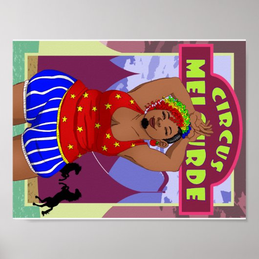 Circus Bearded Lady Poster (Voorkant)