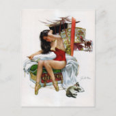 Circus Beauty  Art Pin-Up Girl Briefkaart (Voorkant)