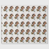 Circus Beauty  Art Pin-Up Girl Cadeaupapier (Vlak)