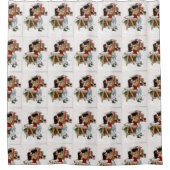 Circus Beauty Art Pin-Up Girl Douchegordijn (Voorkant)