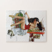 Circus Beauty  Art Pin-Up Girl Legpuzzel (Horizontaal)