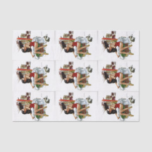 Circus Beauty  Art Pin-Up Girl Tissuepapier