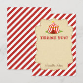 Circus - bedankt - kaart (Voorkant / Achterkant)