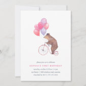  Circus Beer Birthday Party Invitation Kaart (Voorkant)