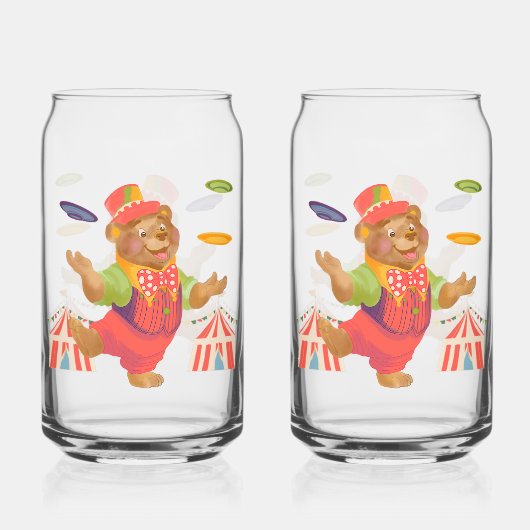 Circus Beer Drink Glas (Achterkant)
