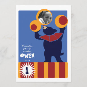 Circus Beer Invite Kaart