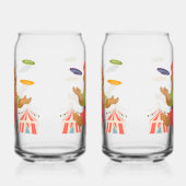 Circus Beer Soda Glass Blikvorm Glas (Links)