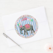 Circus ~ Bella Bella Studios Ronde Sticker (Envelop)