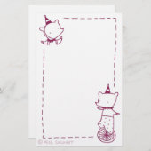 Circus Beren Briefpapier (Voorkant / Achterkant)