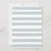 Circus Big Top Baby shower Invitation Kaart (Achterkant)