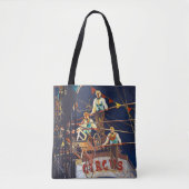 Circus Big Top Carnival Tote Bag (Voorkant)