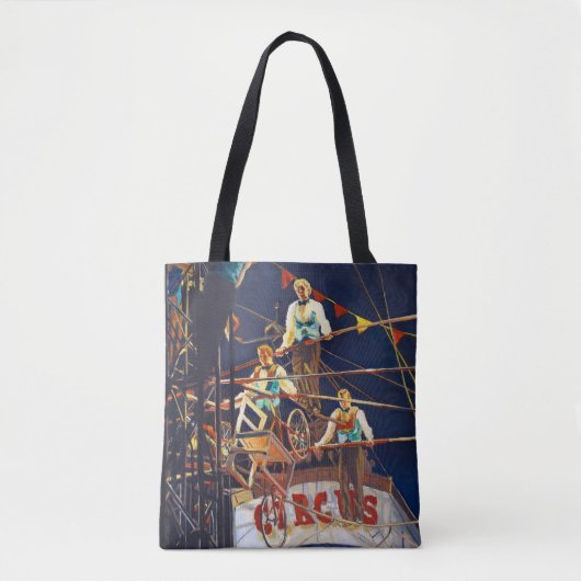 Circus Big Top Carnival Tote Bag (Voorkant)