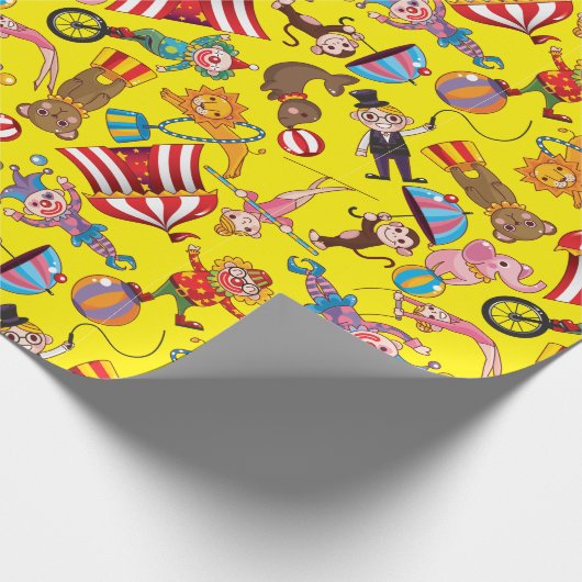 Circus Big Top Wrapping Paper Cadeaupapier (Hoek)