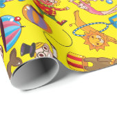 Circus Big Top Wrapping Paper Cadeaupapier (Rol Hoek)
