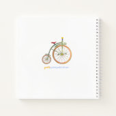 Circus Bike 8,5 x 8,5-inch spiral Notitieboek (Achterkant)