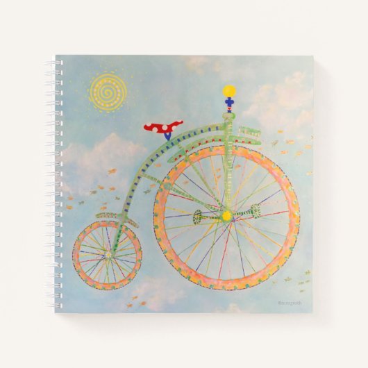Circus Bike 8,5 x 8,5-inch spiral Notitieboek (Voorkant)