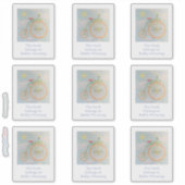 circus Bike Bookplaat Sticker (Voorkant)