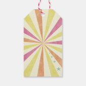 Circus Birthday Favor Tags Cadeaulabel (Achterkant)