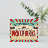 Circus Birthday Party Game Sign (Staand voorkant)