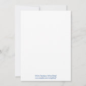  Circus Birthday Party Kaart (Achterkant)