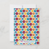 Circus Birthday Uitnodiging (Achterkant)