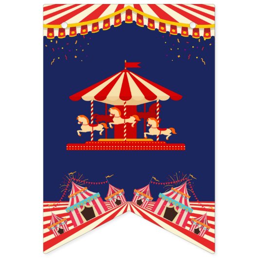 Circus Birthday Vlaggetjes (Eerste vlag)