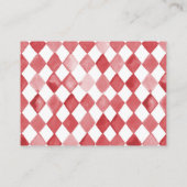 Circus Books voor Baby Kaart | Carnaval Baby showe (Achterkant)