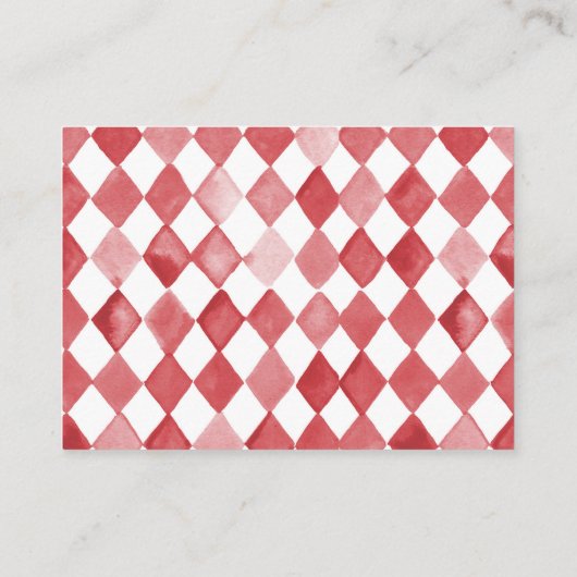 Circus Books voor Baby Kaart | Carnaval Baby showe (Achterkant)